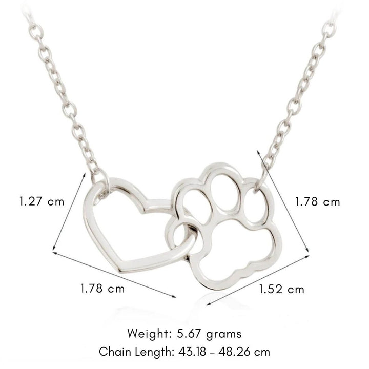 Heartwarming Necklace for Animal Lovers - PawHeart-Gold-State of Style