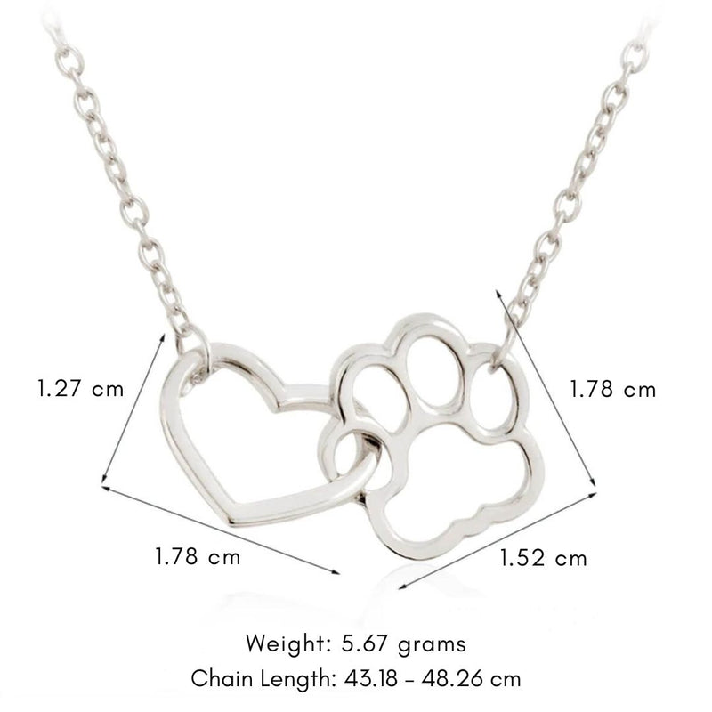 Heartwarming Necklace for Animal Lovers - PawHeart-Gold-State of Style