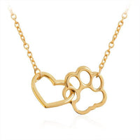 Heartwarming Necklace for Animal Lovers - PawHeart-Gold-State of Style