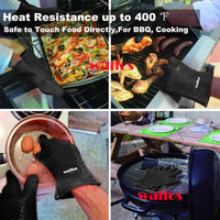 Heat Resistant Gloves - GrillGuard-Black-State of Style