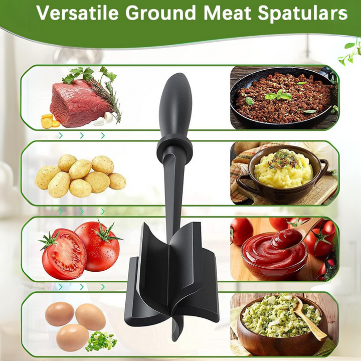 Heat-resistant Meat Chopper-Black-State of Style