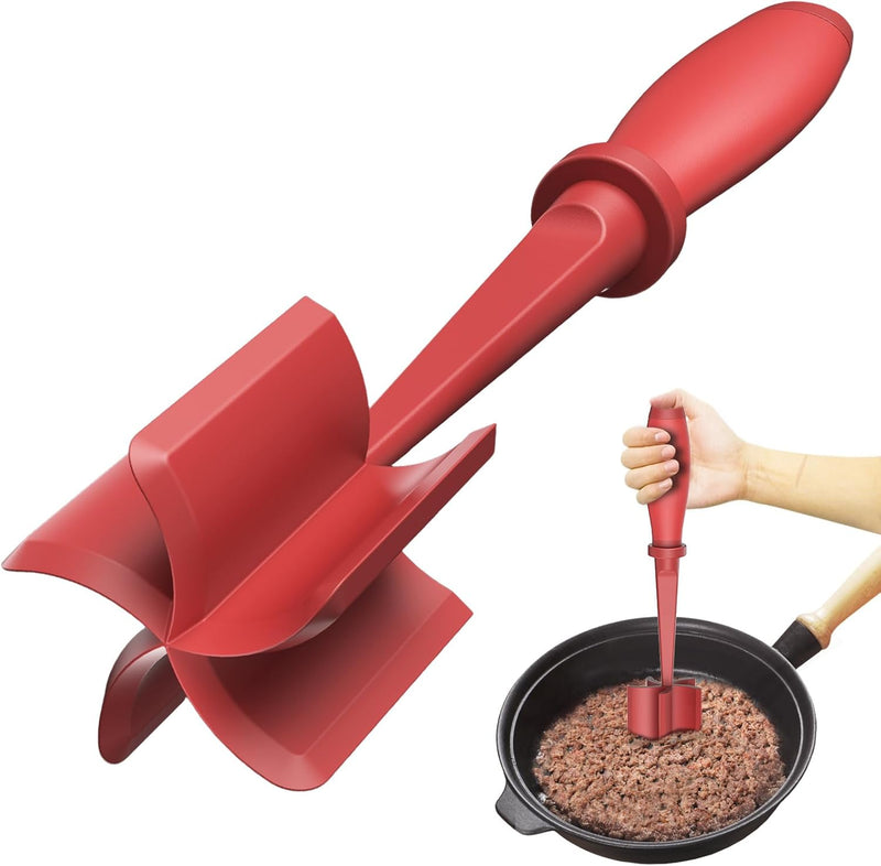 Heat-resistant Meat Chopper-Red-State of Style