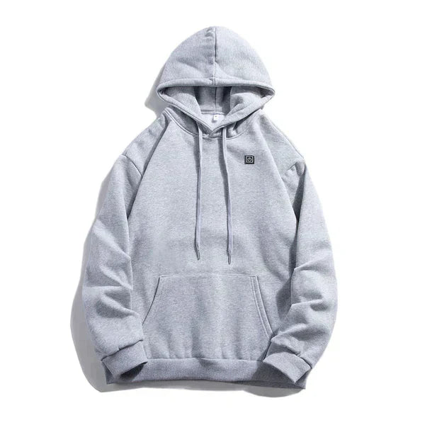 Heated Unisex Hoodie - ThermaHoodie-Grey-S-State of Style