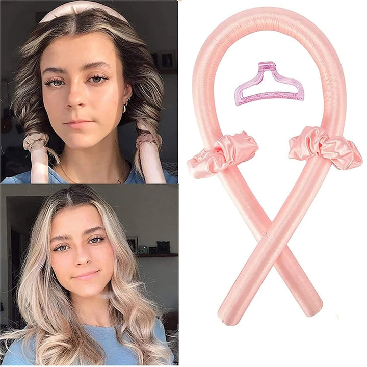 Heatless Curlers | No-Heat Hair Styling Solution-Pink-State of Style