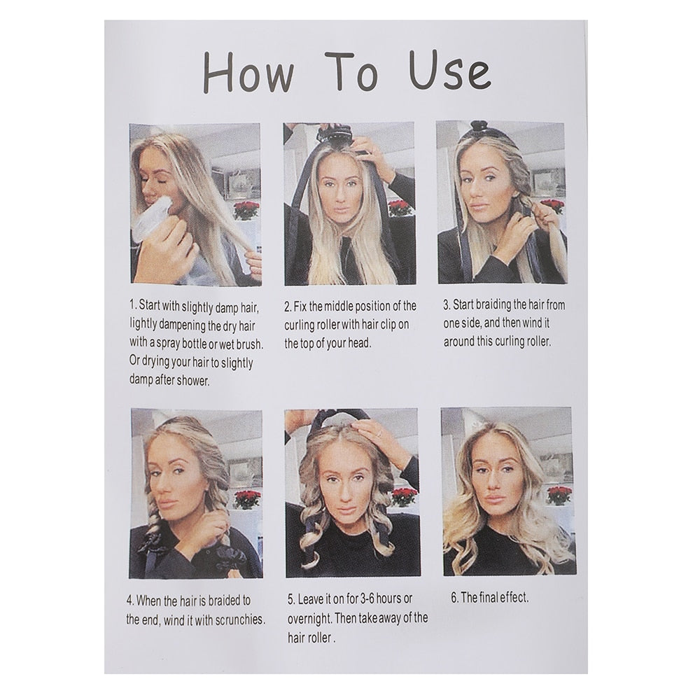 Heatless Curlers | No-Heat Hair Styling Solution-Pink-State of Style