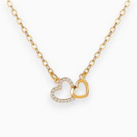 Heavenly Love Connection Necklace - Celestina-Gold-State of Style