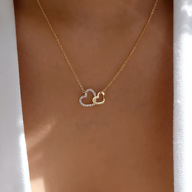 Heavenly Love Connection Necklace - Celestina-Silver-State of Style