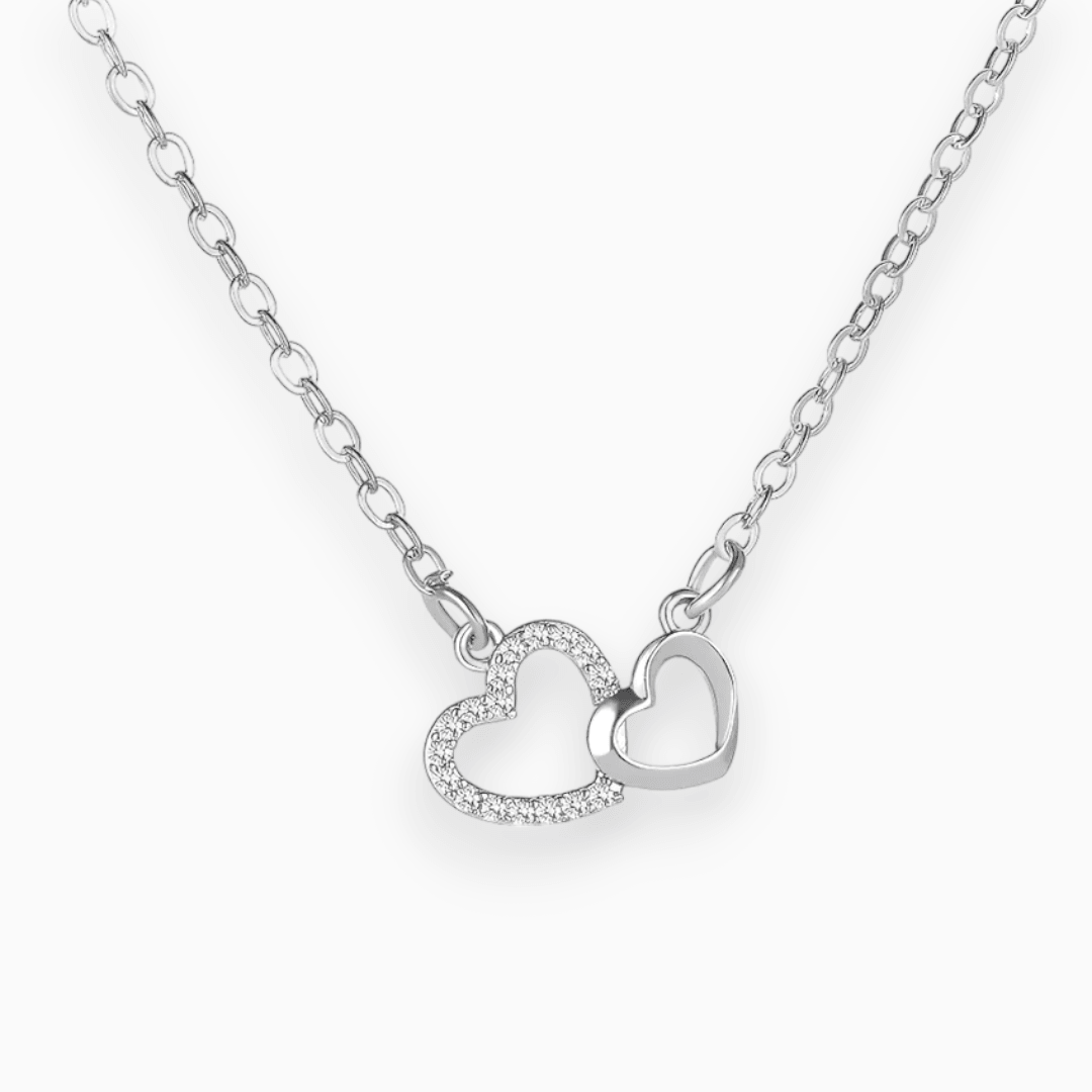 Heavenly Love Connection Necklace - Celestina-Silver-State of Style