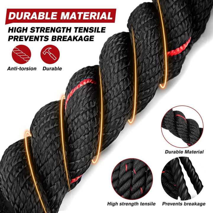 Heavy Weighted Jump Rope-1.2 kg = 2.65 lbs-State of Style