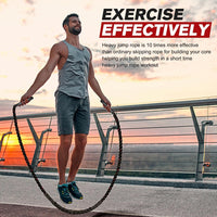 Heavy Weighted Jump Rope-1.2 kg = 2.65 lbs-State of Style