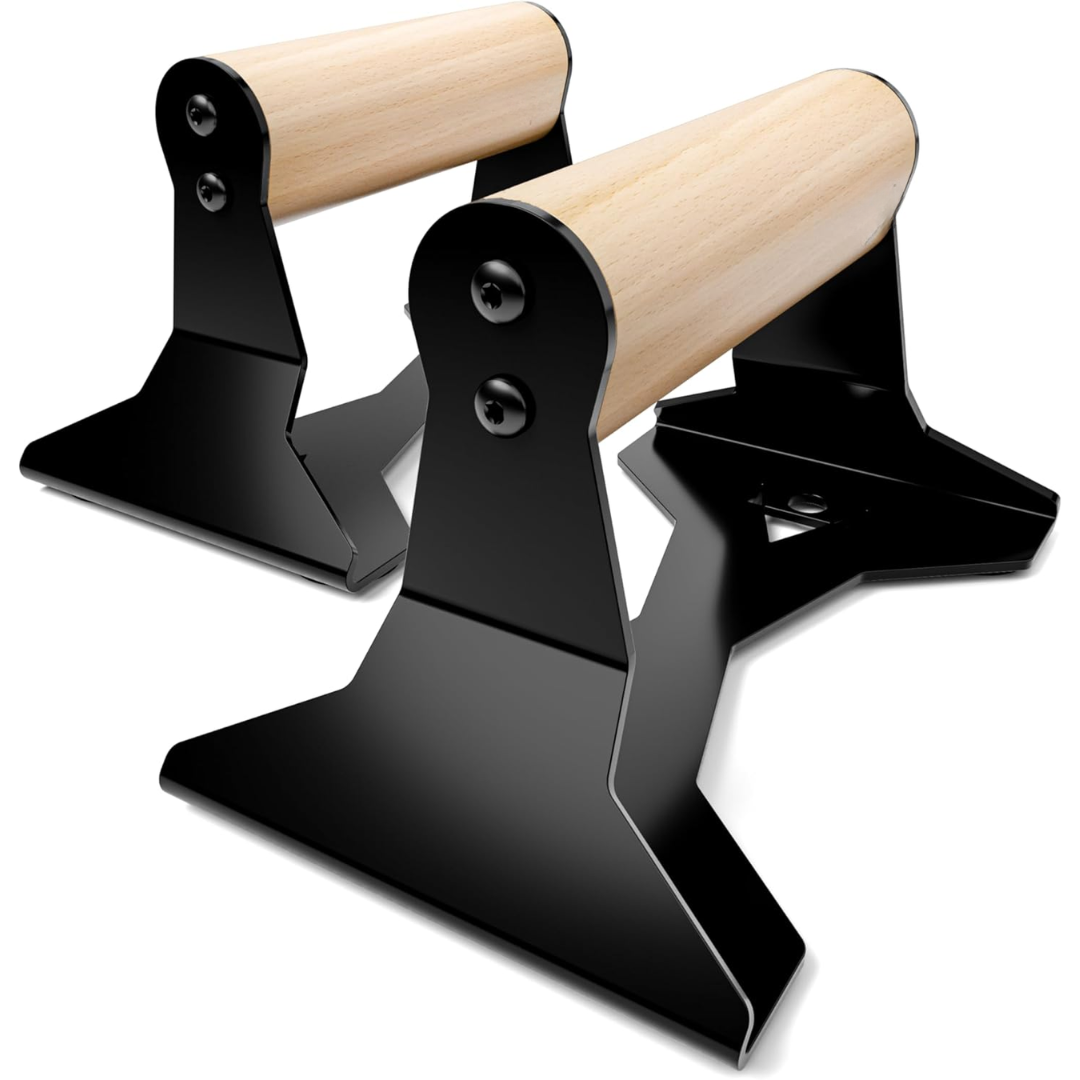 Heavy Wooden Push-Up Handles - Non-slip Parallettes Bars-State of Style
