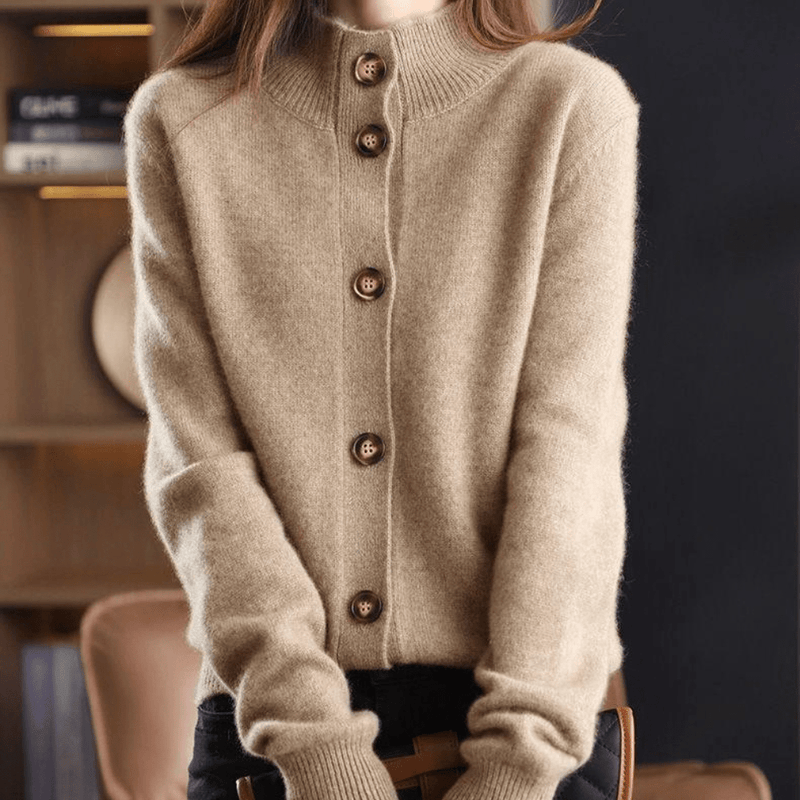 HeidiesCardigan | Women's Soft & Stylish Cardigan-Beige-S-State of Style