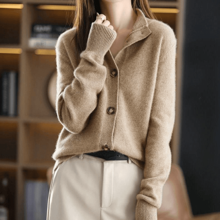 HeidiesCardigan | Women's Soft & Stylish Cardigan-Camel-S-State of Style