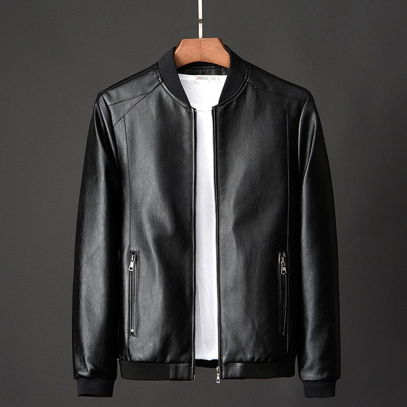HeikosJacket | Men's Stylish Vegan Leather Jacket-Black-M-State of Style