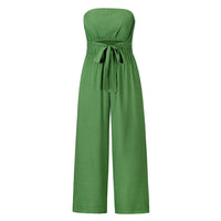 HelenasSuit | Women's Stylish Open-Back Jumpsuit-Green-S-State of Style