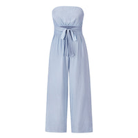 HelenasSuit | Women's Stylish Open-Back Jumpsuit-Light Blue-S-State of Style