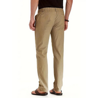 Helge | Men's Summer Trousers with Elastic Waistband-White-M-State of Style