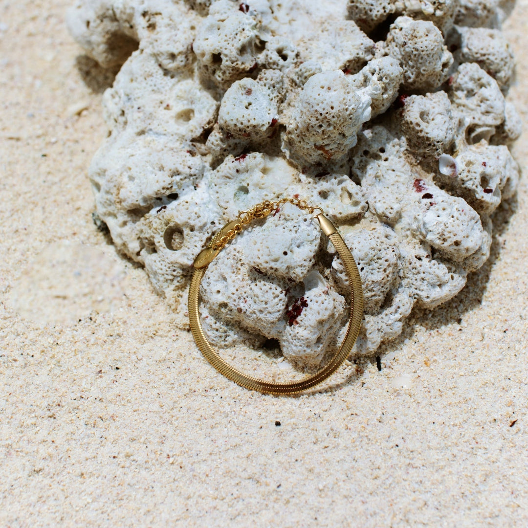 Herringbone Bracelet - Lana-Gold-State of Style