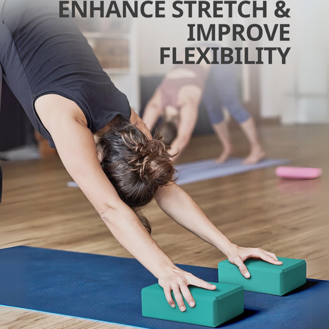 High Density EVA Foam Yoga Blocks (2 Pieces)-Grey-State of Style