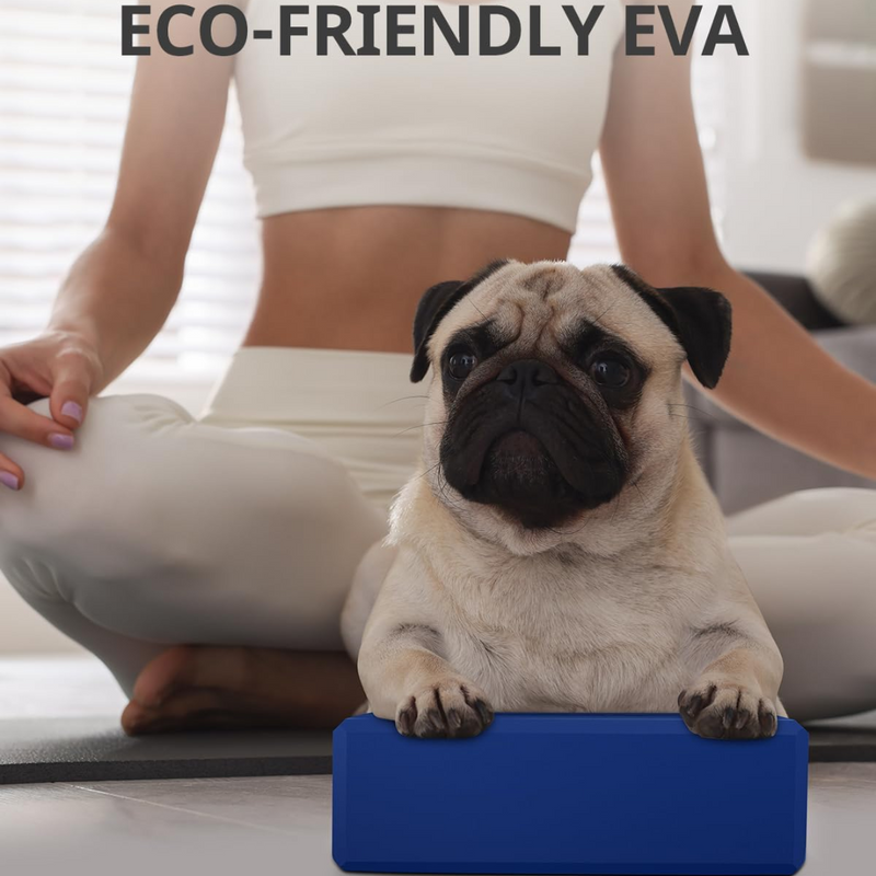 High Density EVA Foam Yoga Blocks (2 Pieces)-Grey-State of Style