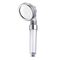 High Pressure Water-Saving Shower Head with Filter - AquaGlow-Transparent B-State of Style