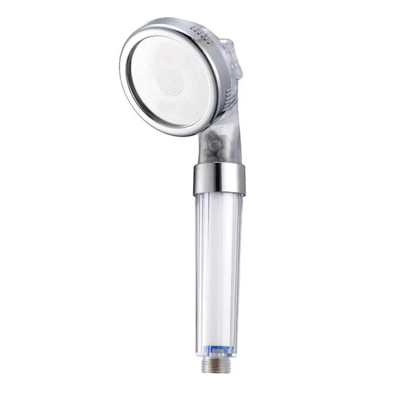 High Pressure Water-Saving Shower Head with Filter - AquaGlow-Transparent B-State of Style