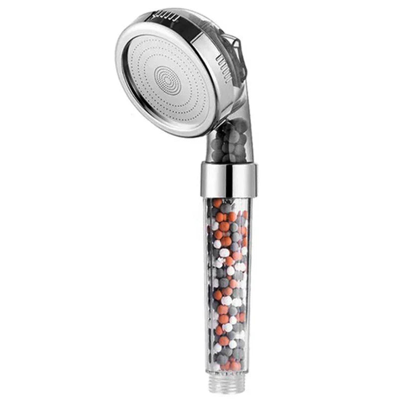 High Pressure Water-Saving Shower Head with Filter - AquaGlow-Transparent-State of Style