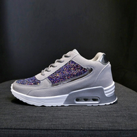 High Top Orthopaedic Women's Sneakers - ComfortStep-Black-4-State of Style