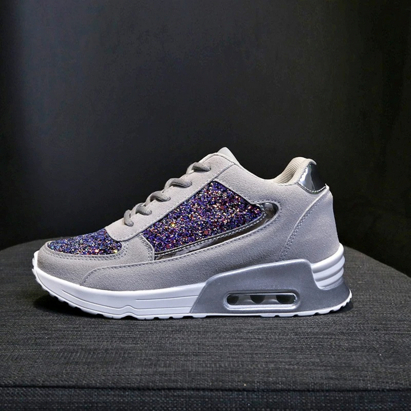 High Top Orthopaedic Women's Sneakers - ComfortStep-Black-4-State of Style