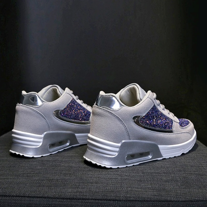 High Top Orthopaedic Women's Sneakers - ComfortStep-Black-4-State of Style