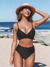 High Waist Bikini Set – Eliva-Black-S-State of Style