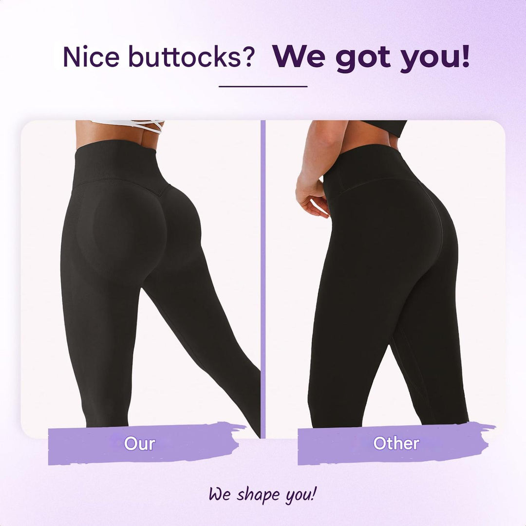 High Waist Ladies' Sports Leggings – FlexFit-Black-S-State of Style