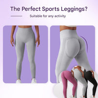 High Waist Ladies' Sports Leggings – FlexFit-Black-S-State of Style