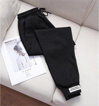 High Waist Sweatpants-Black-S-State of Style