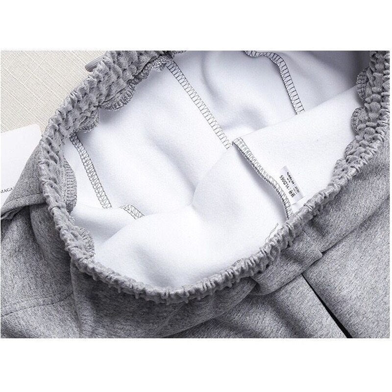 High Waist Sweatpants-Black-S-State of Style