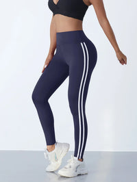 High Waist Yoga Legging - Mila-Blue-S-State of Style