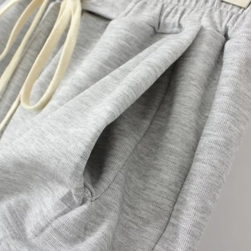 High-Waisted Plus-Size Shorts with Drawstring Waist-Black-3XL-State of Style