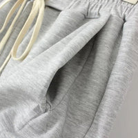 High-Waisted Plus-Size Shorts with Drawstring Waist-Black-3XL-State of Style