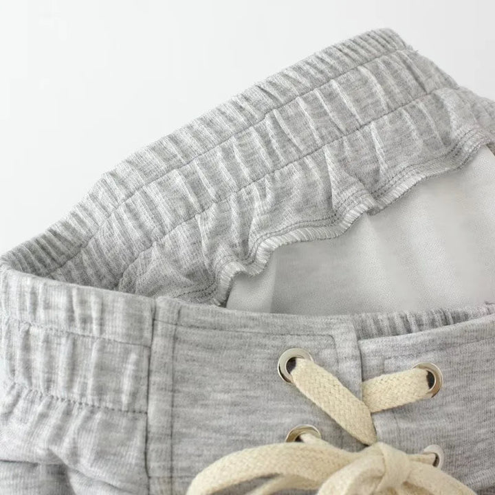 High-Waisted Plus-Size Shorts with Drawstring Waist-Black-3XL-State of Style