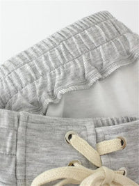 High-Waisted Plus-Size Shorts with Drawstring Waist-Black-3XL-State of Style