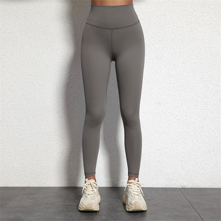 High-Waisted Plus Size Yoga Leggings – Soft & Stretchy Activewear-Titanium Grey-2XL-State of Style