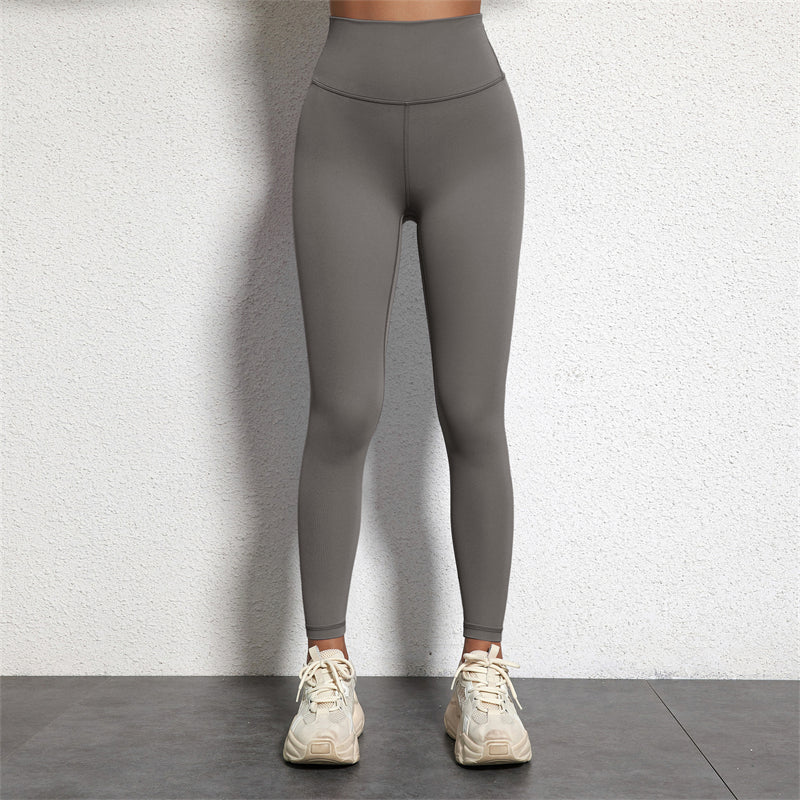 High-Waisted Plus Size Yoga Leggings – Soft & Stretchy Activewear-Titanium Grey-2XL-State of Style
