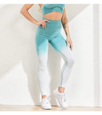 High-Waisted Shape Legging - Serena-Blue-S-State of Style