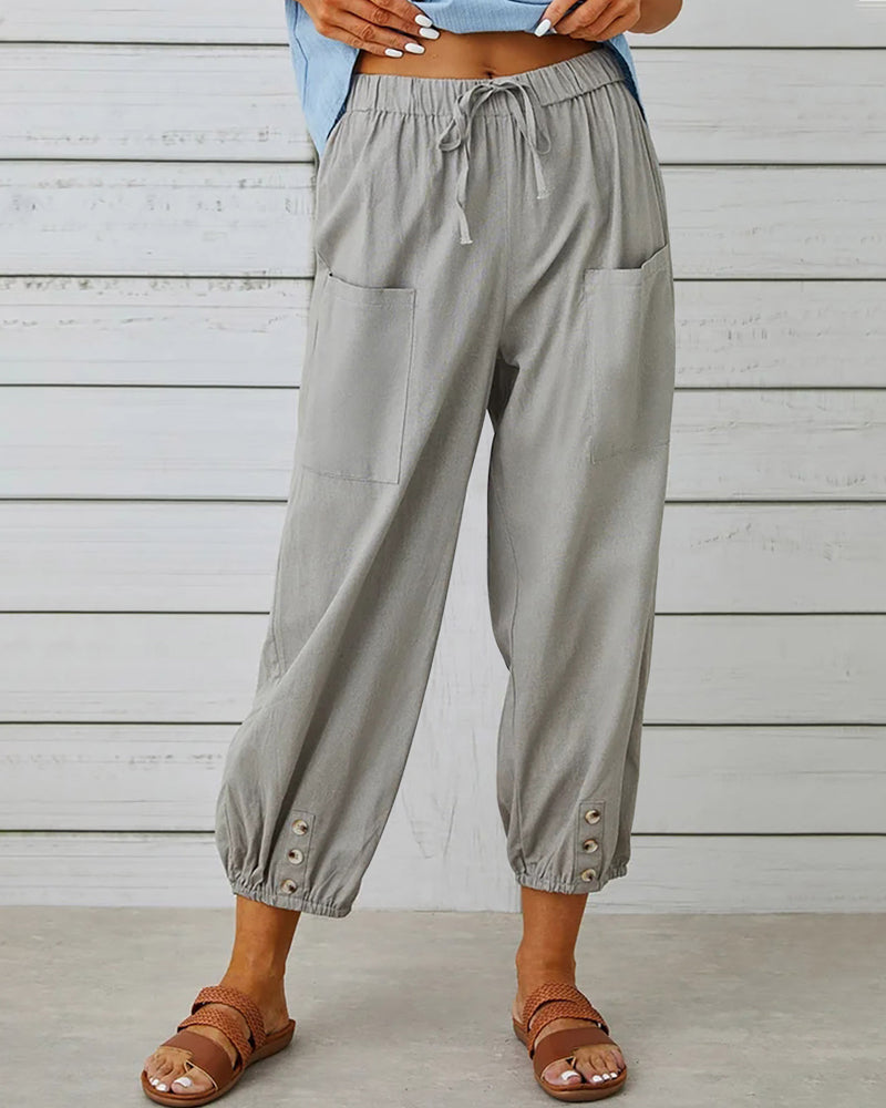 High-Waisted Women's Trousers – Olivia-Gray-S-State of Style