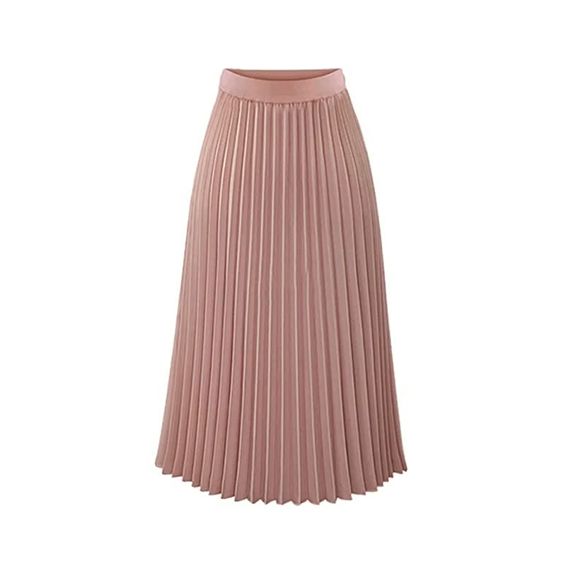 HighDress | Women's Elegant Pleated Skirt-Pink-S-State of Style