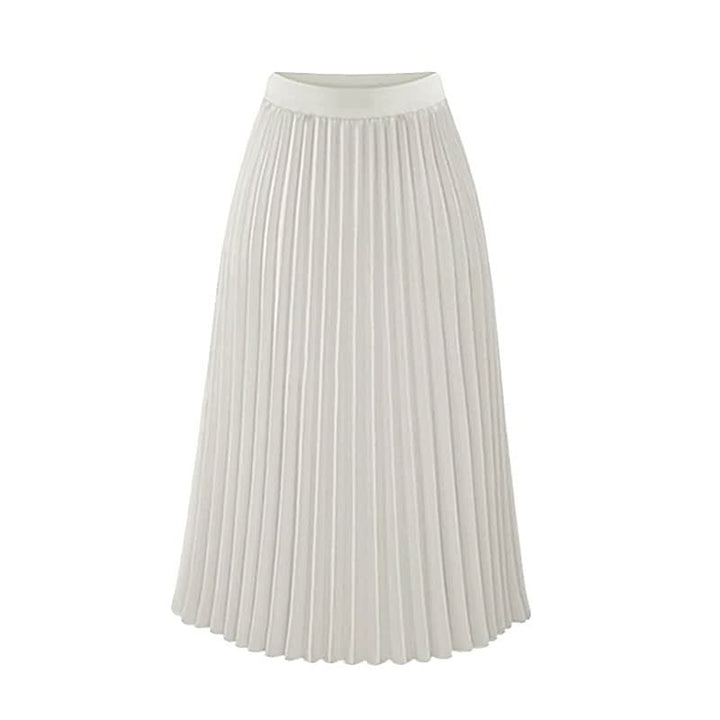 HighDress | Women's Elegant Pleated Skirt-White-S-State of Style