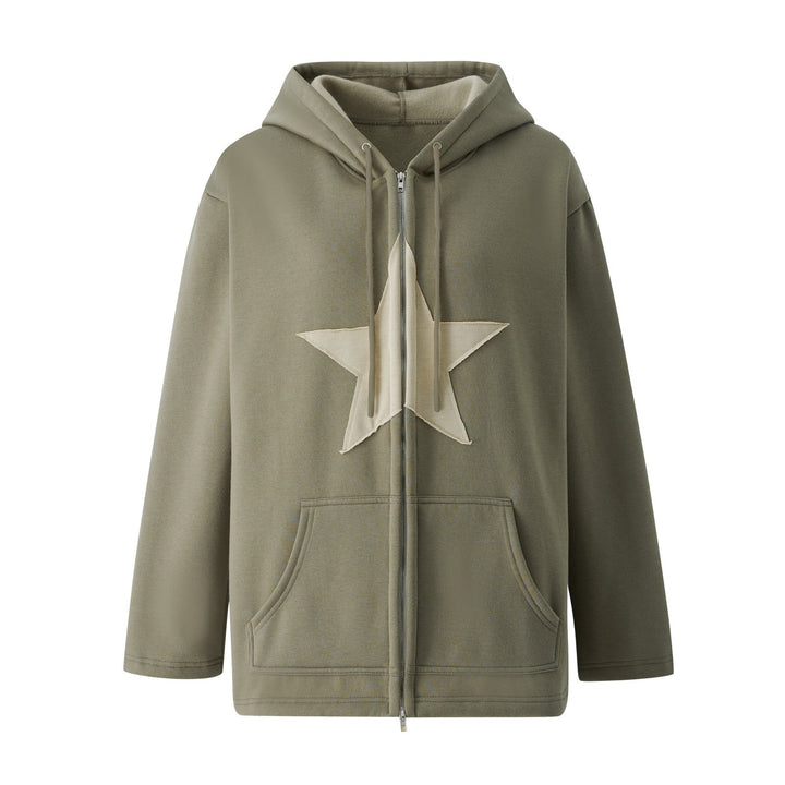 HipHoodie | Women's Cosy & Stylish Hoodie-Army Green-S-State of Style