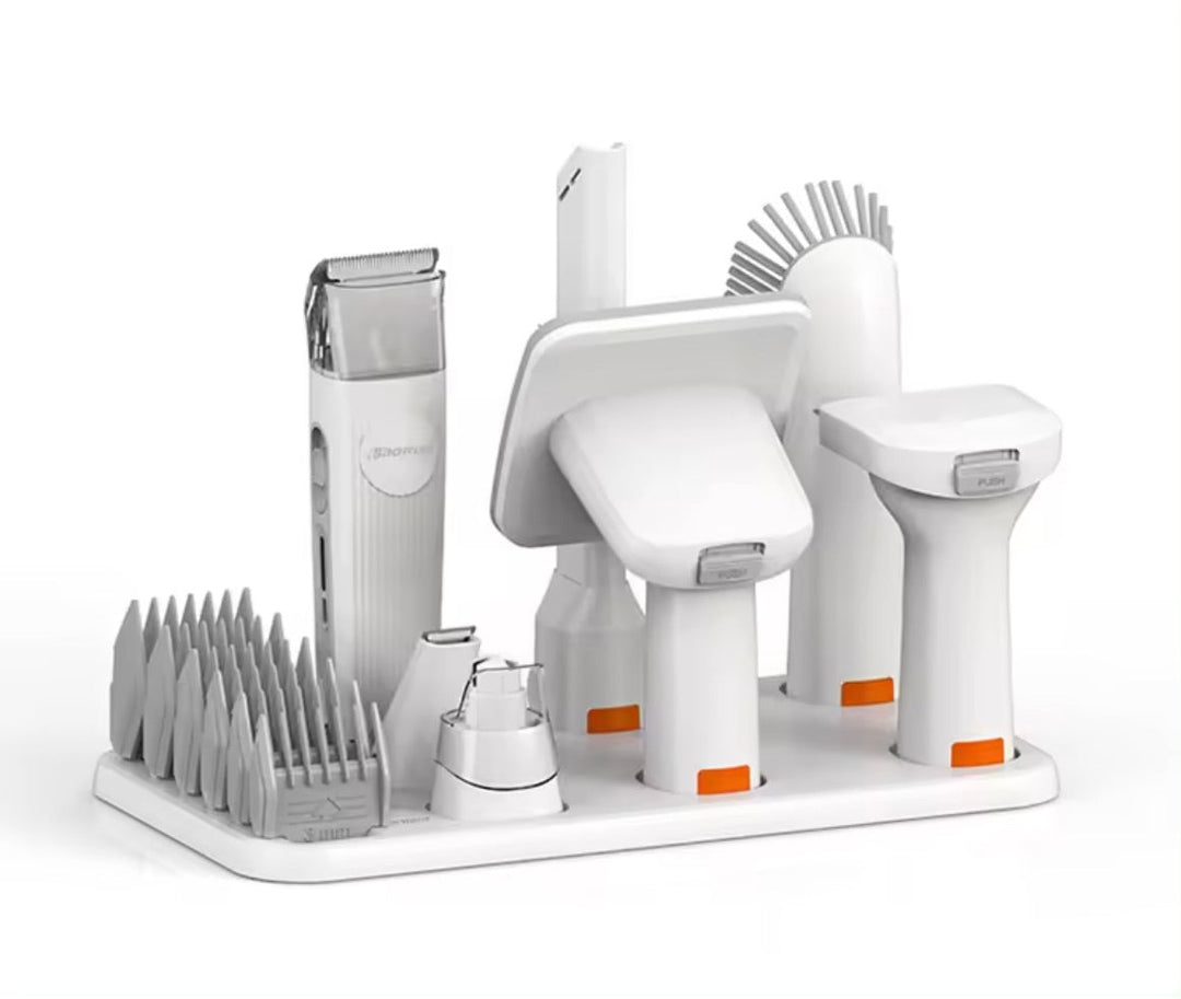 Honden en Katten Tondeuse met Ingebouwde Stofzuiger - GroomMaster Pro-State of Style