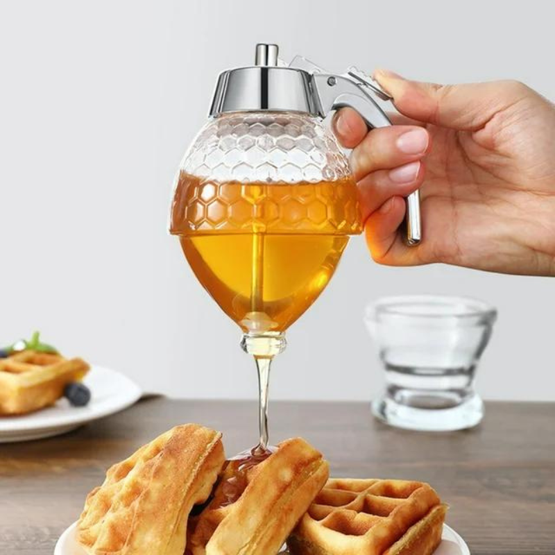 Honey Dispenser with Drip-Free Technology - AmberDrop-State of Style