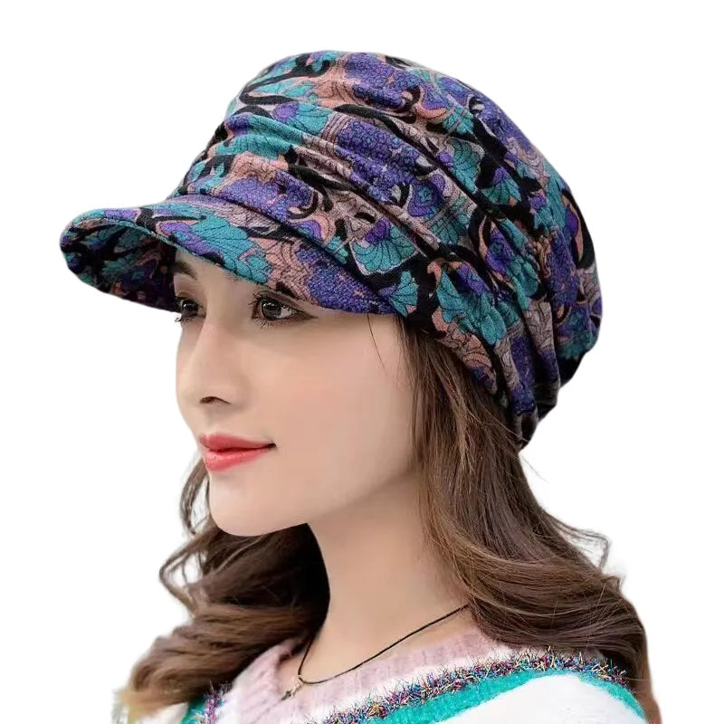 Honey Winter Cap | Stylish & Casual-Blue-State of Style